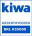 Kiwa BRL K25000 gecertificeerd